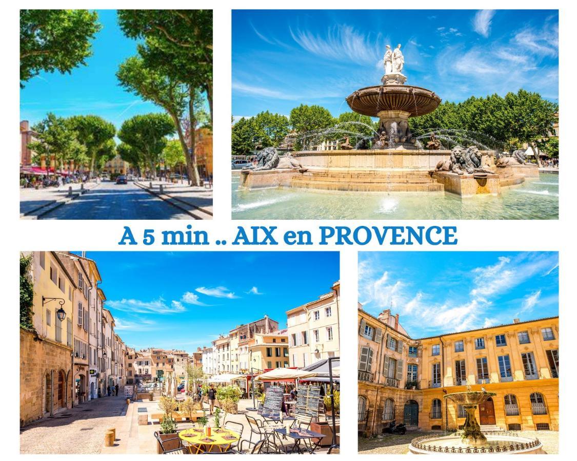 Apartamento "' Impasse D'Un Instant "' 8Min Aix - Clim & Parking Venelles Exterior foto